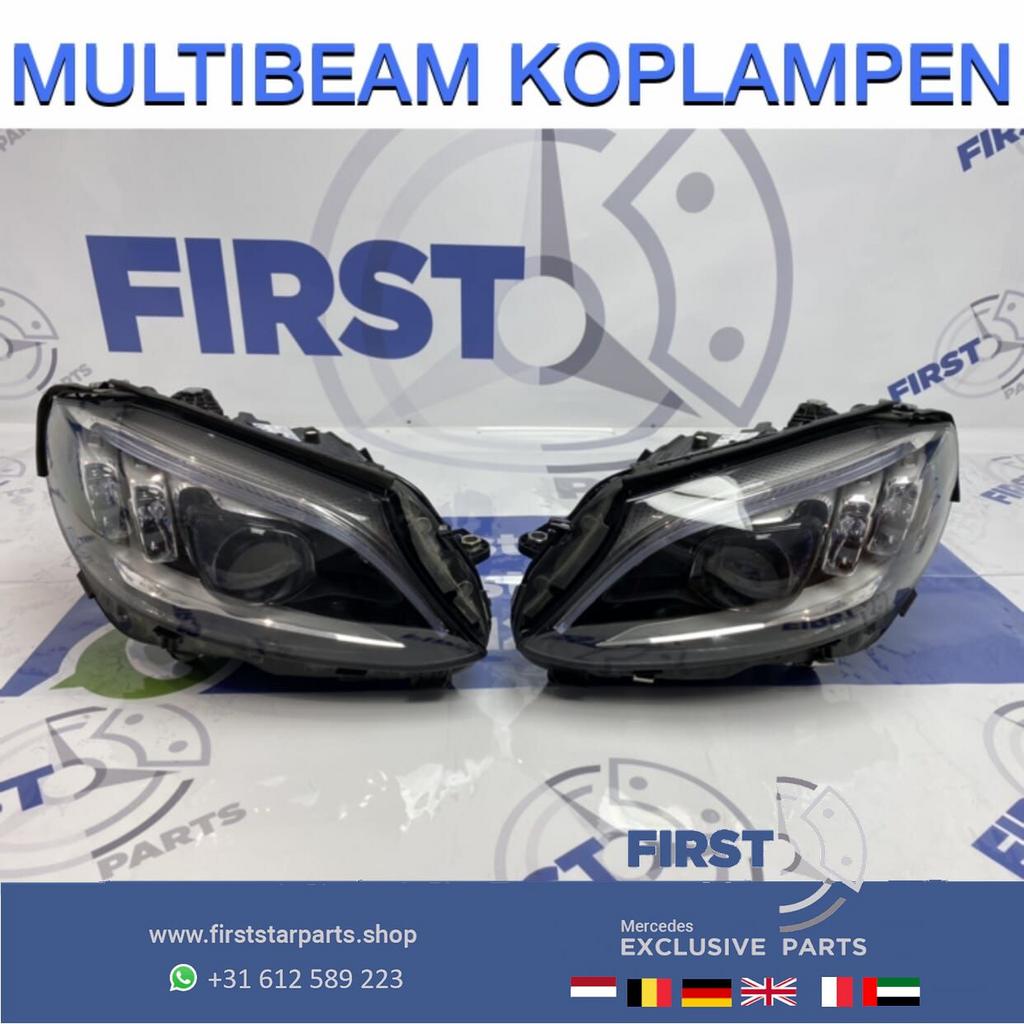 W205 Facelift Multibeam LED koplamp set COMPLEET Mercedes C
