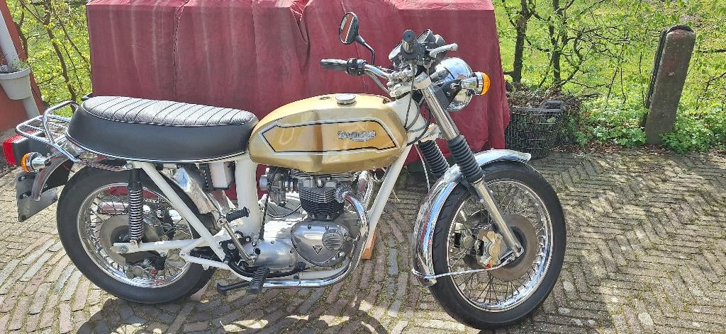 Leuk Triumph T140E Bonneville “project” 1979, Motoren, 750 cc, 2 cilinders, Toermotor, 12 t/m 35 kW