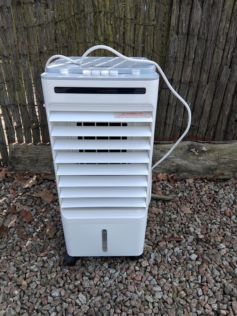 Mobiele aircooler / luchtkoeler - Wit, Ophalen, Minder dan 60 m³, 3 snelheden of meer, Zo goed als nieuw