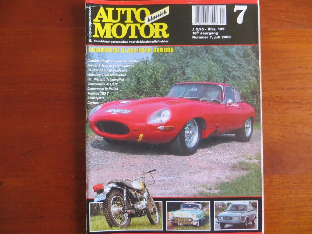 Auto Motor Klassiek 7 2000 Triumph TR5, Abarth, VW 411-412, Ophalen of Verzenden, Nieuw, Volkswagen