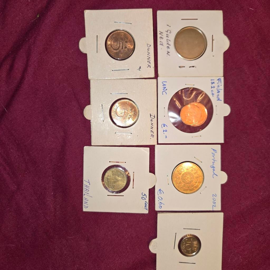 Muntenbox incl. Blanco Gulden, Zilver en UNC-kwaliteit, Postzegels en Munten, Munten | Europa | Euromunten, Overige waardes, Overige landen