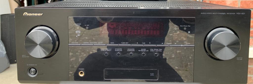 Pioneer versterker VSX 921, Ophalen, Zo goed als nieuw, 120 watt of meer, Pioneer