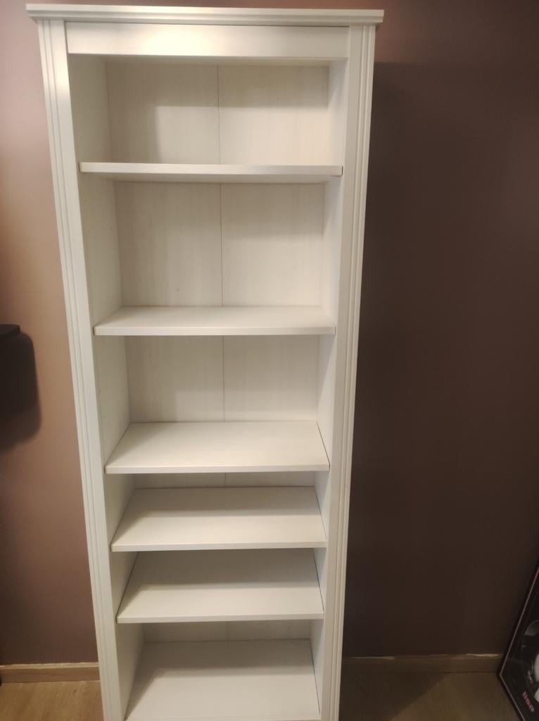IKEA BRUSALI boekenkast wit 67x190 cm, Ophalen, Met plank(en), 50 tot 100 cm, Zo goed als nieuw