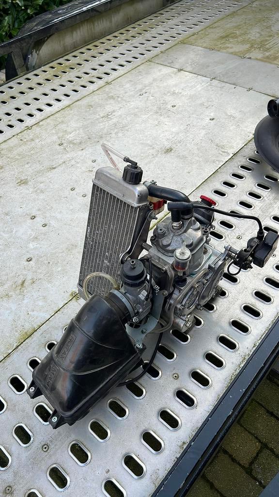 Rotax Max senior Pre evo motor met kabelboom uitlaat etc, Ophalen, Gebruikt, Onderdelen Kart