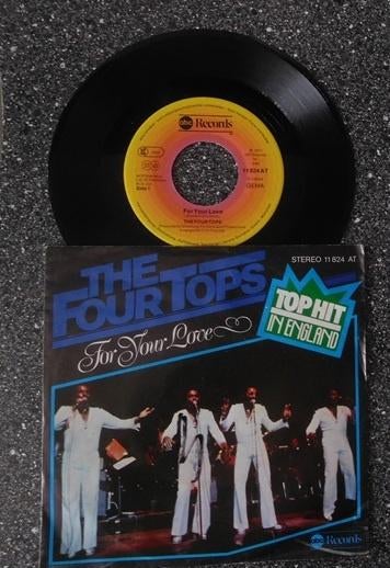 The Four Tops - for your love (DE 1977) (vanaf € 2,00), 7 inch, Single, Ophalen of Verzenden, Zo goed als nieuw