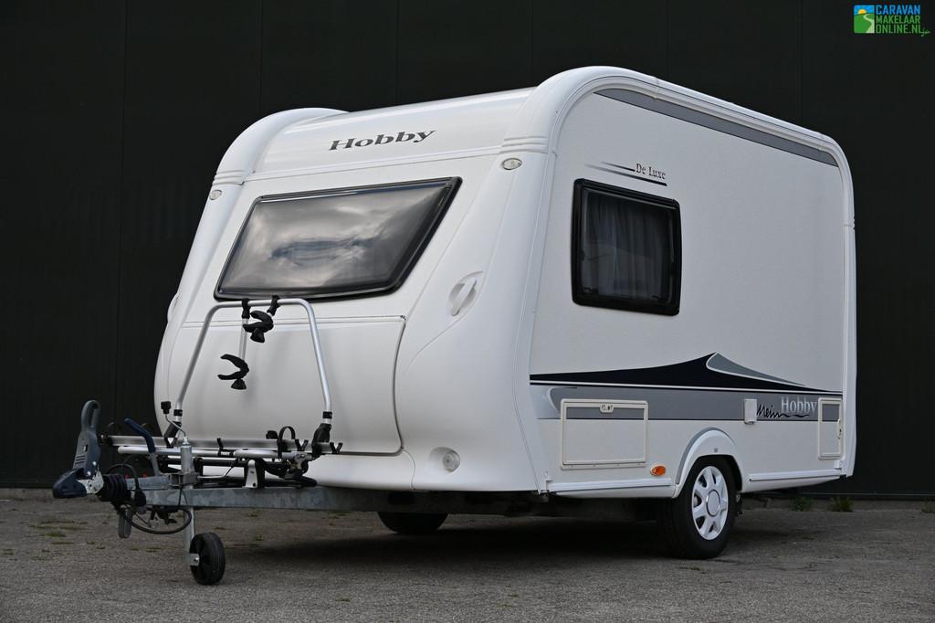 Hobby De Luxe 350 TB Mover|Fietsdrager|Voortent+luifel|TOP!, Standaardzit, Hobby, Tot en met 2, Bedrijf