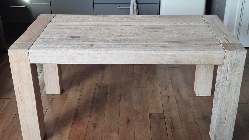 Eiken eettafel 160 x 90, Ophalen
