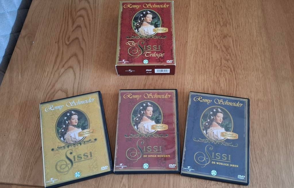 Sissi trilogie DVD met Romy Schneider, Ophalen, Gebruikt