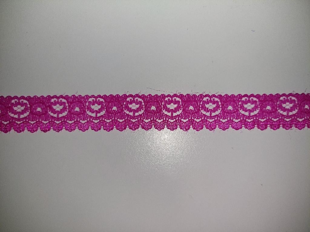 21 meter niet rekbaar kant kleur roze, Hobby en Vrije tijd, Naaien en Fournituren, ., Nieuw, Kant, Ophalen of Verzenden