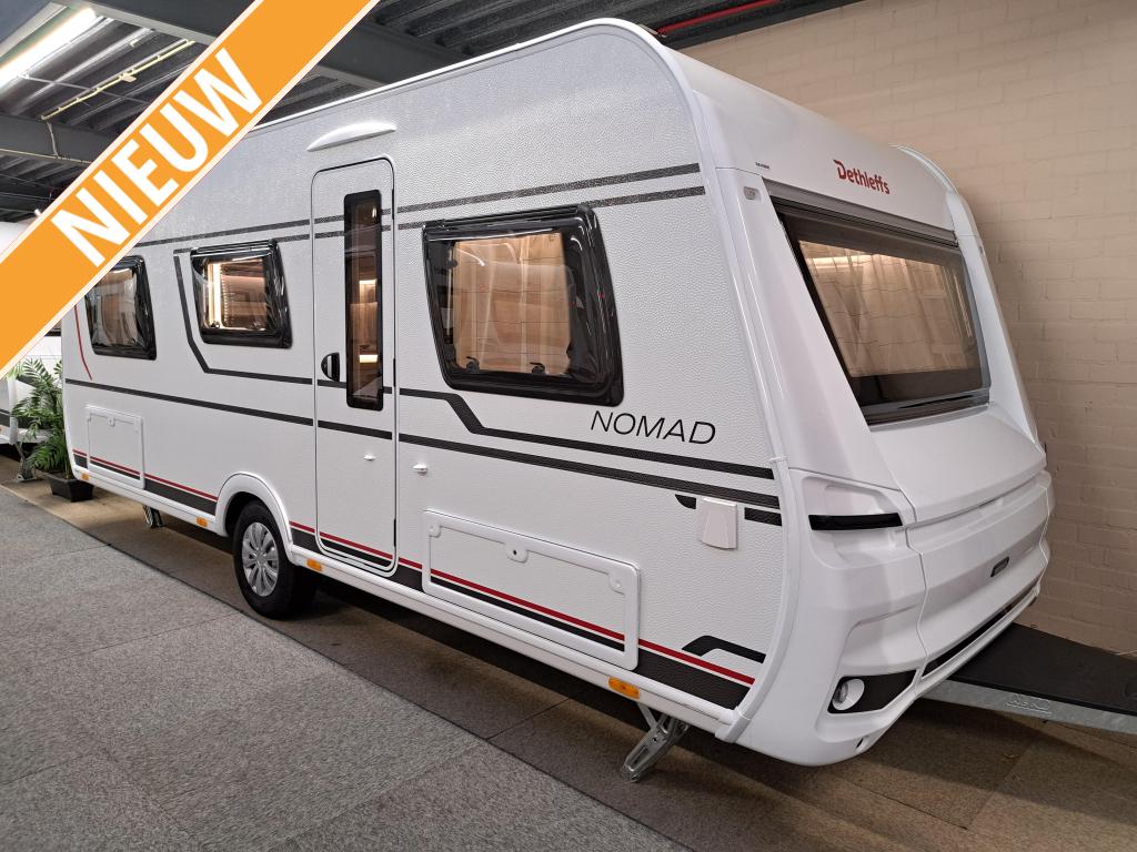 Dethleffs Nomad 510 LE (Extra keuze korting!), Caravans en Kamperen, Ringverwarming, Bedrijf, Treinzit, Overige typen