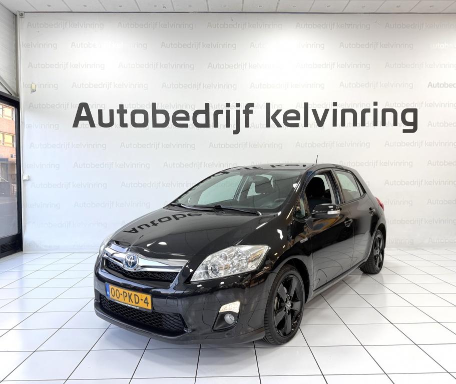 Toyota Auris 1.8 Full Hybrid Dyn. (bj 2011, automaat), Euro 5, Stof, Gebruikt, Zwart