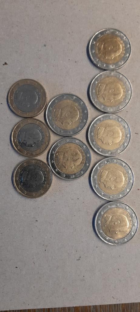 Leuke set euromunten Monaco., Postzegels en Munten, Munten | Europa | Euromunten, Ophalen of Verzenden, Overige landen, Overige waardes