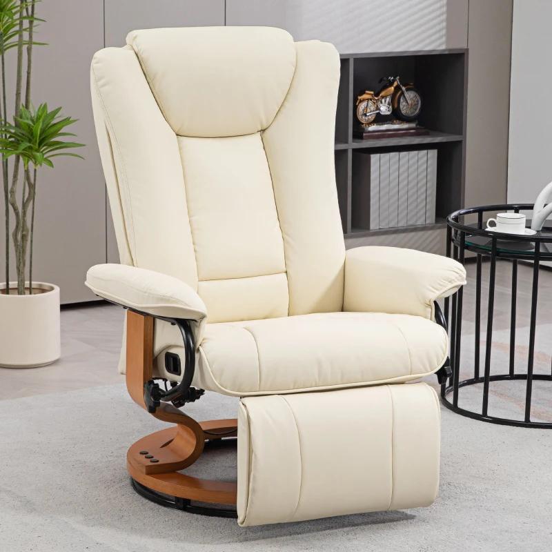 Relax Fauteuil, Draaibaar cremewit, Huis en Inrichting, Fauteuils, Nieuw, 50 tot 75 cm, Ophalen