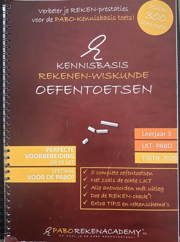 Rekenboeken PABO Kennisbasis toets, Boeken, Ophalen of Verzenden, Beta, Zo goed als nieuw, HBO