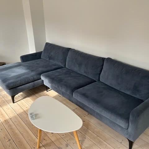 Sofacompany Astha 3 zits + chaise longue links, Ophalen, Gebruikt, 125 tot 150 cm, Driepersoons