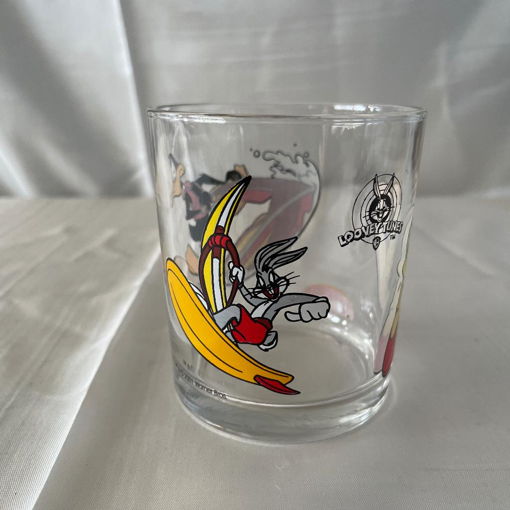 Vintage Penotti Looney Tunes glas, Verzamelen, Stripfiguren, Ophalen of Verzenden, Looney Tunes, Zo goed als nieuw, Gebruiksvoorwerp
