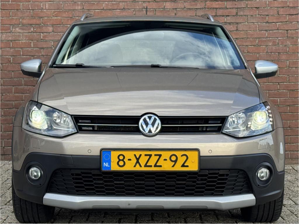 Volkswagen Polo 1.2 TSI CROSS | NL-AUTO! | NAVI! | CLIMA!, Stof, 4 cilinders, Beige, Origineel Nederlands