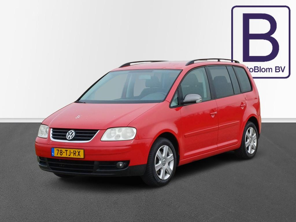 Volkswagen Touran 1.6-16V Business 7-Pers /Zie tekst/1e eige, 1441 kg, Stof, Gebruikt, Zwart