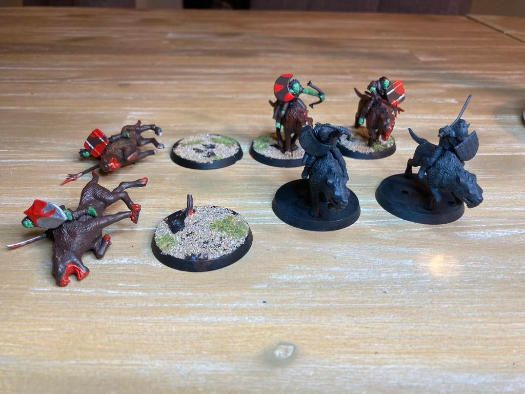 Wargs - MESBG - Middle Earth Strategy Battle Game, Gebruikt, Figuurtje(s), Geverfd, Lord of the Rings