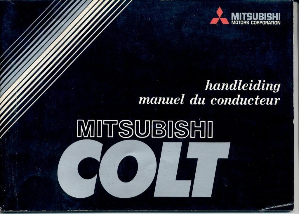 insctructie boekje   MITSUBISHI COLT 1979, Ophalen of Verzenden