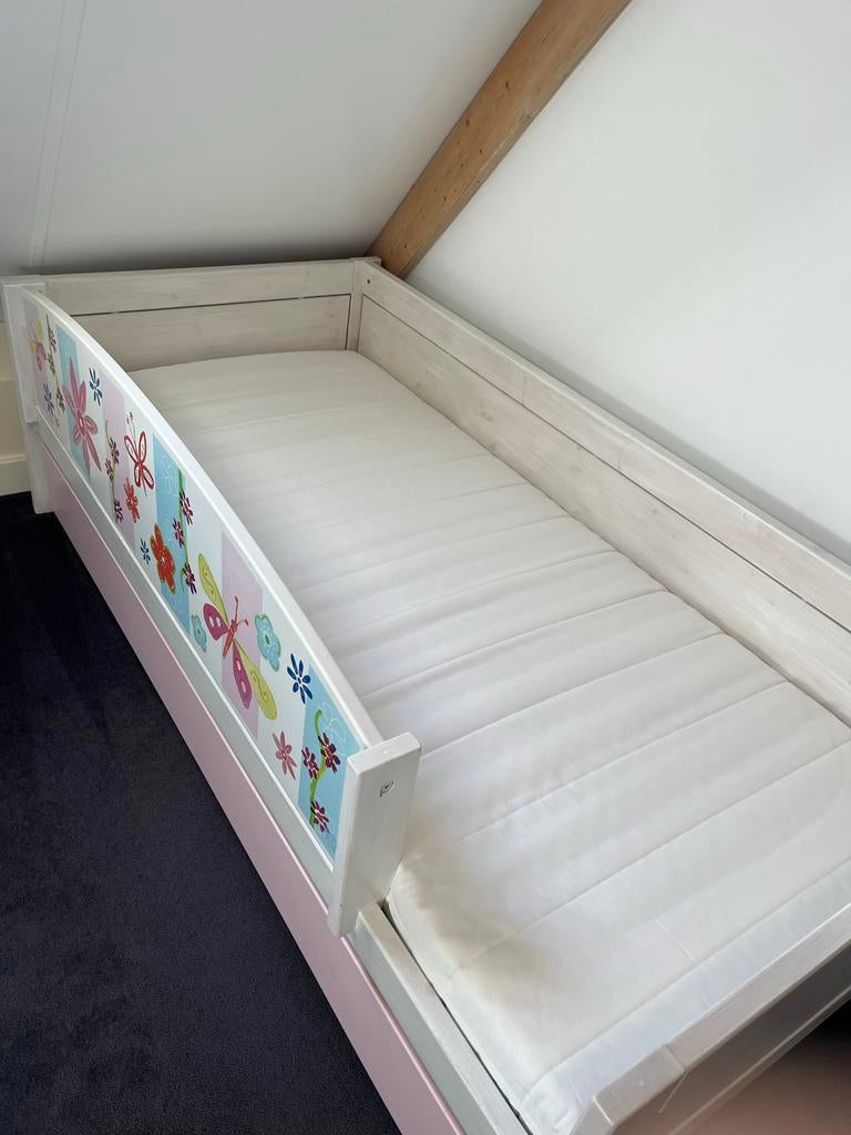 Bed Lifetime eenpersoonsbed met lade voor meisjes, Kinderen en Baby's, Kinderkamer | Bedden, Ophalen, 85 tot 100 cm, Gebruikt