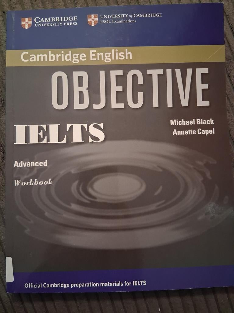 Cambridge Objective Ielts Advanced Workbook, Boeken, Ophalen of Verzenden, Alpha, Zo goed als nieuw, HBO