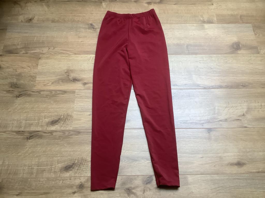 Bordeauxrode legging - Maat M, Legging, Maat 40/42 (M), Ophalen of Verzenden, Zo goed als nieuw