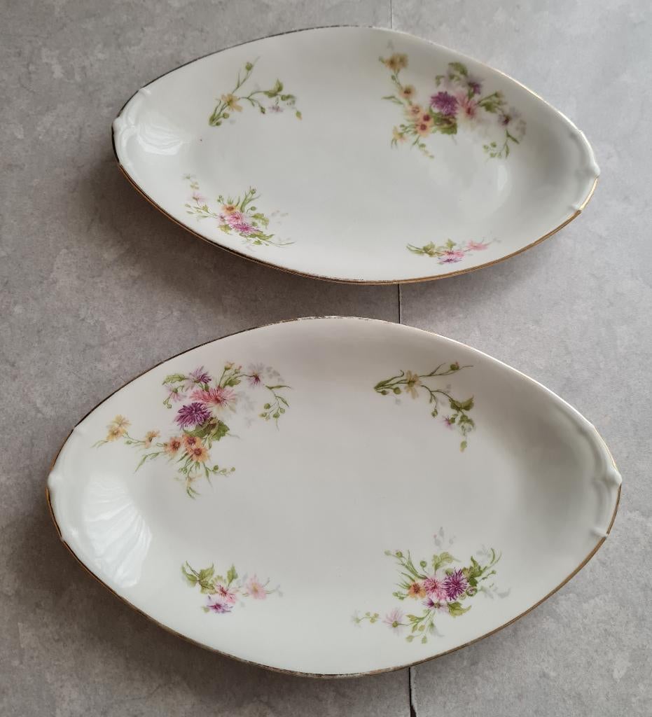 2 Mooie Limoges schaaltjes - gemerkt, Antiek en Kunst, Antiek | Servies los, Ophalen of Verzenden