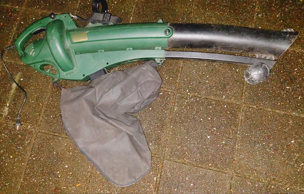 Bladblazer en -zuiger, Greenway BR-35V, 3000W, opvangzak, Tuin en Terras, Bladblazers, Gebruikt, Onbekend, Handgedragen, Ophalen of Verzenden