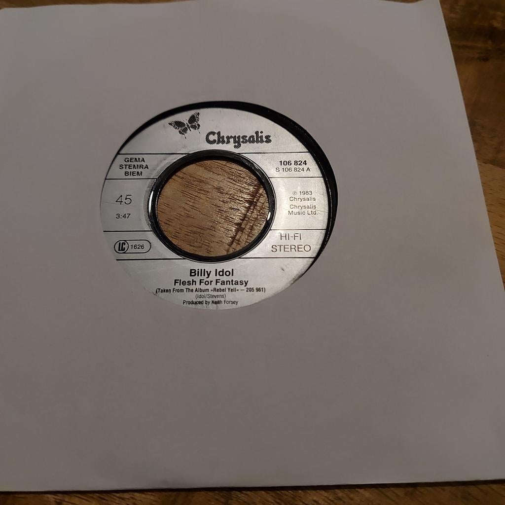 Billy idol / flesh for fantasy, Ophalen of Verzenden, Zo goed als nieuw