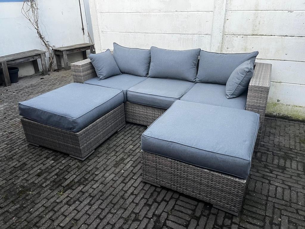 Central Park Loungeset Julieta met 2 hockers, Ophalen