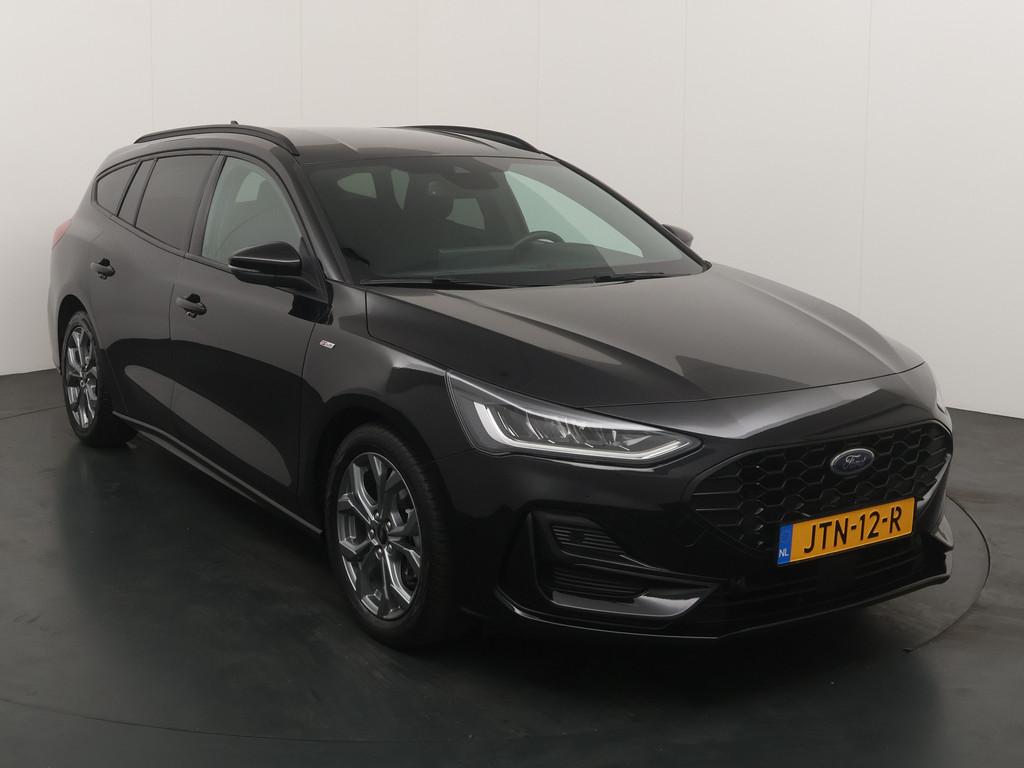 Ford FOCUS Wagon 125PK EcoBoost Hybrid ST Line | NW Model |, Gebruikt, Zwart, Handgeschakeld, 19 km/l