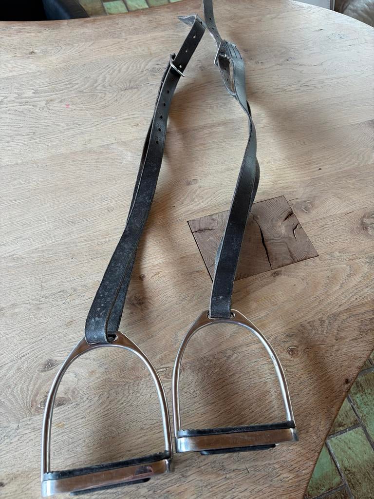 Stijgbeugels Sprenger met riemen, Ophalen of Verzenden, Dressuur