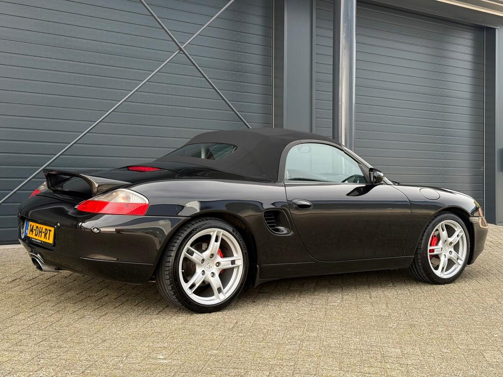 Porsche Boxster 2.5 Tiptronic, Sportstoelen, Stoelverwarming, Achterwielaandrijving, Gebruikt, Cabriolet, Zwart