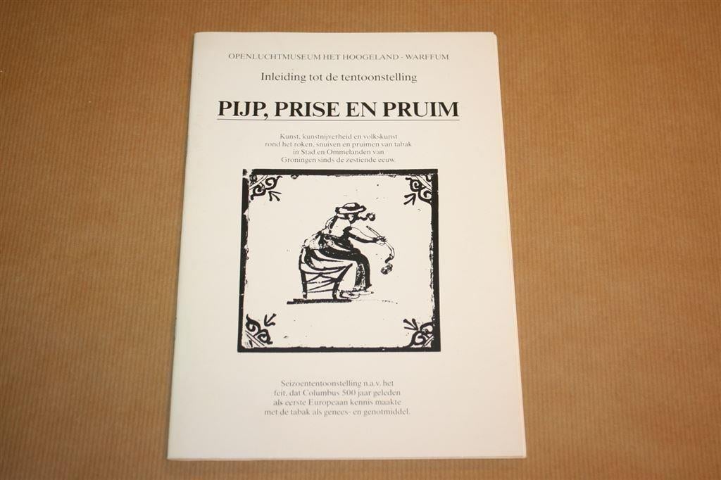 Tentoonstellingsuitgave - Pijp, Prise en Pruim !!, Verzamelen, Rookartikelen, Aanstekers en Luciferdoosjes, Zo goed als nieuw
