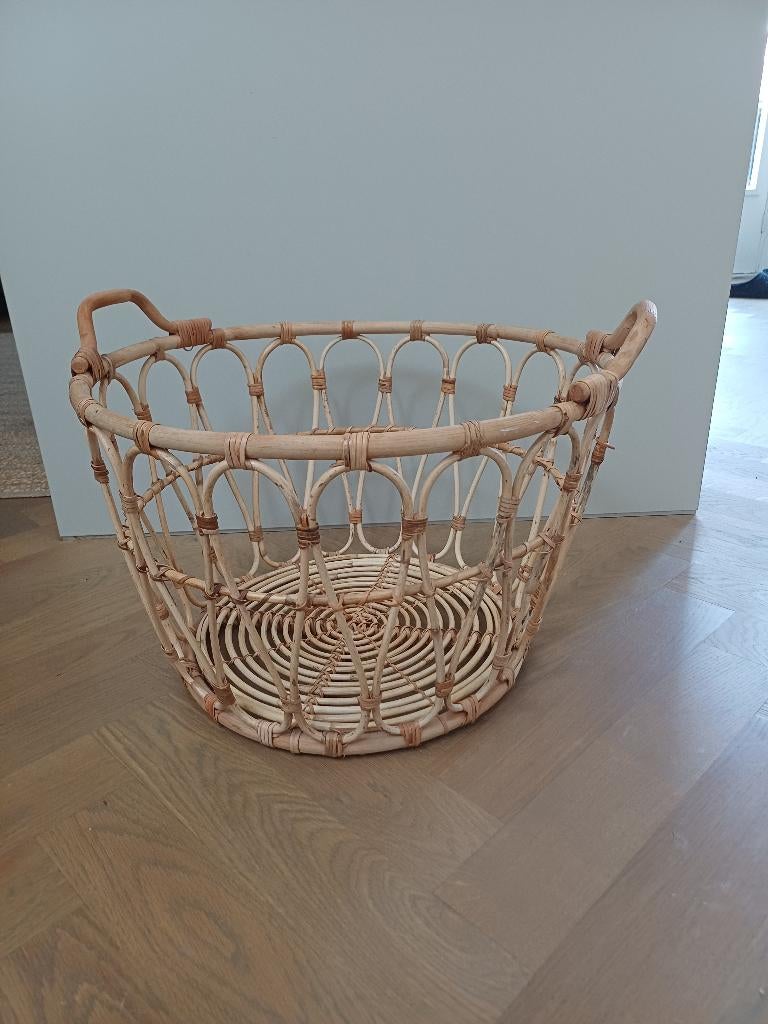 Rotan riet mand, ikea snidad, Ophalen, Mand, Rond, Zo goed als nieuw