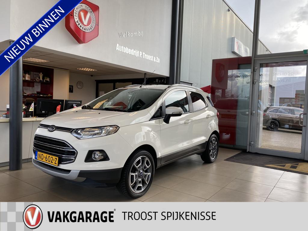 Ford EcoSport 1.0 EcoBoost TitaniumDealeronderhouden,Navigat, Gebruikt, Euro 6, Ecosport, Leder en Stof