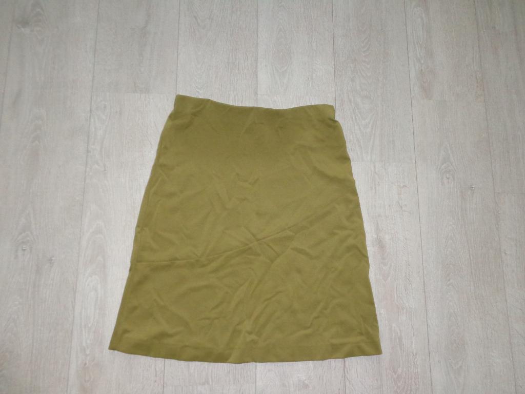 olijgroene rok van Alchemist, maat L, Kleding | Dames, Ophalen of Verzenden, Zo goed als nieuw, Maat 42/44 (L), Knielengte