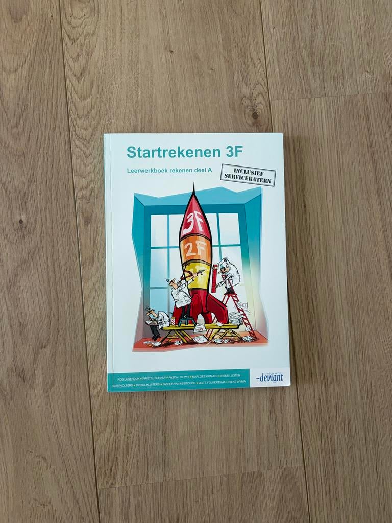 Startrekenen 3F Leerwerkboek rekenen deel A, Boeken, Ophalen of Verzenden, Zo goed als nieuw, MBO