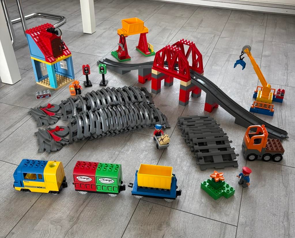 Duplo Treinset., Kinderen en Baby's, Speelgoed | Duplo en Lego, Ophalen of Verzenden, Zo goed als nieuw, Duplo