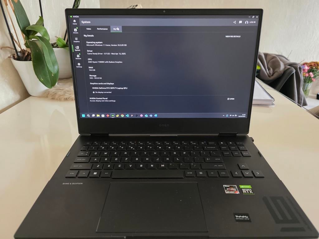 HP Omen Gaming Laptop: RTX 3070 Ti, Ryzen 5600 - Gamen & Sch, Computers en Software, Windows Laptops, AMD Ryzen 5600, HP Omen