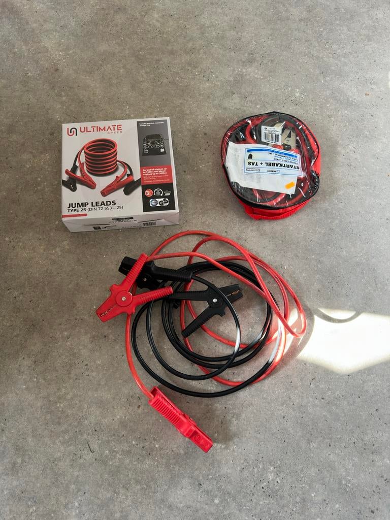 Startkabels, 3 verschillende sets, Ophalen, Nieuw