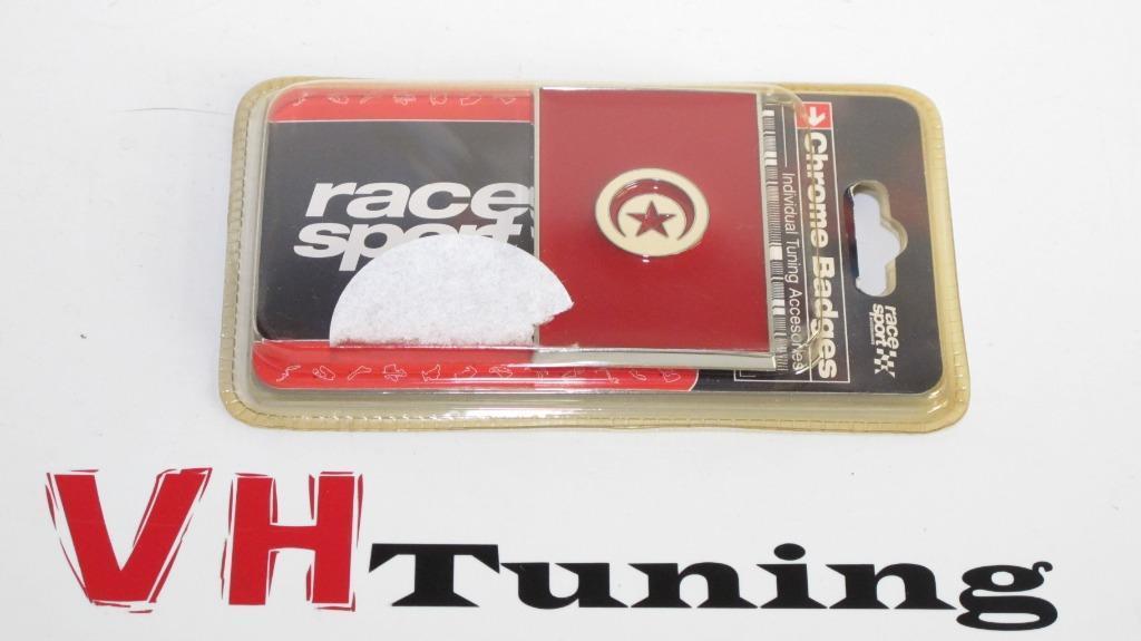 racesport LOG1931 3D sticker chroom vlag tunisïe 71x46MM, Auto diversen, Autostickers, Ophalen of Verzenden