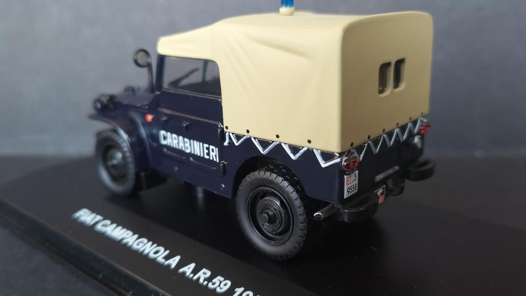 Fiat Campagnolo Carabinieri 1:43 Edison Giacatolli Pol, Overige merken, Verzenden, ., Italy