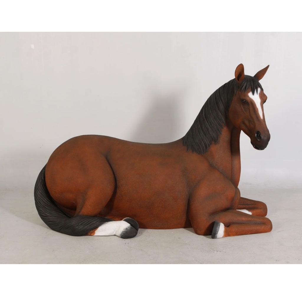 Horse Resting – Paard beeld Lengte 178 cm, Ophalen, Nieuw, Overige soorten, Overige typen