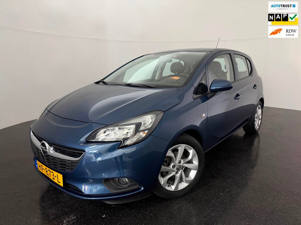 Opel Corsa 1.4 Bi-Fuel Edition / Carplay / LPG G3, Auto's, Gebruikt, Blauw, 1137 kg, Origineel Nederlands
