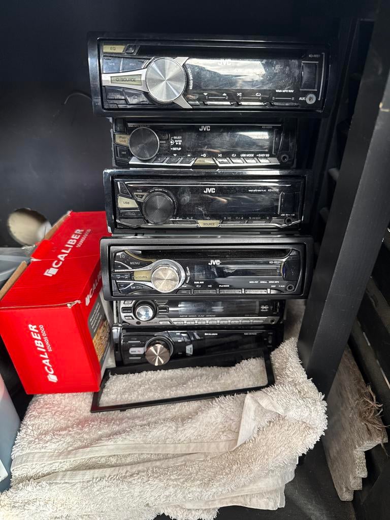 Diverse JVC autoradio's, Ophalen of Verzenden, Gebruikt