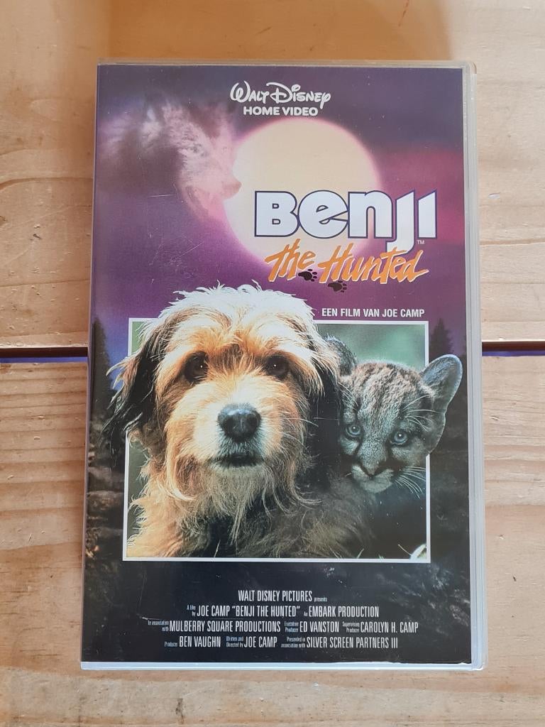 VHS Disney - Benji The Hunted VHS 3059416, Alle leeftijden, Ophalen of Verzenden, Zo goed als nieuw, Nederlandstalig