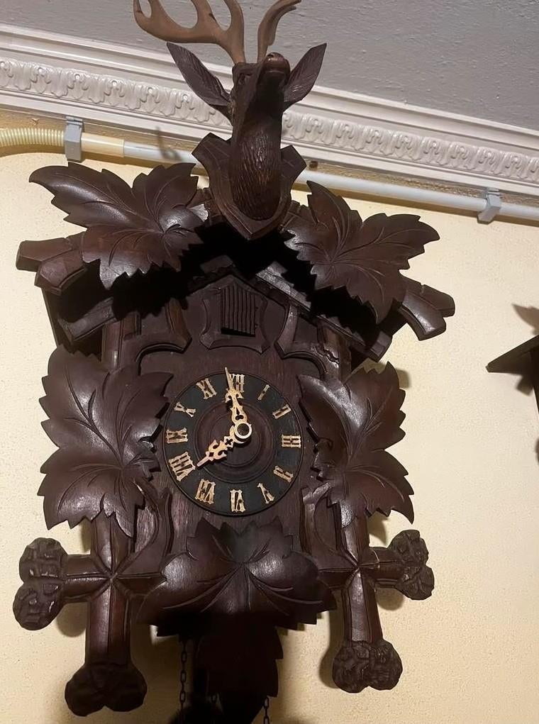 Antieke koekoeksklok, Antiek en Kunst, Antiek | Klokken, Ophalen