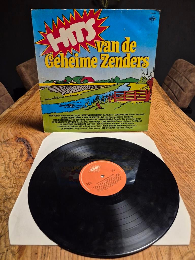 Vinyl LP Hits van de Geheime Zenders, Cd's en Dvd's, Ophalen of Verzenden